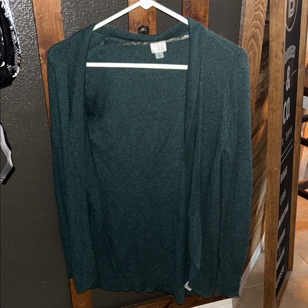 Women's Green Cardigan